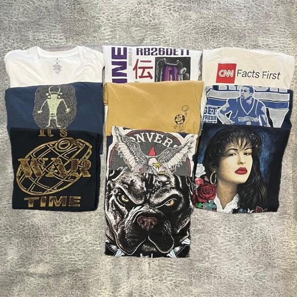 Mens bundle of 10 tees - Picture 1 of 7